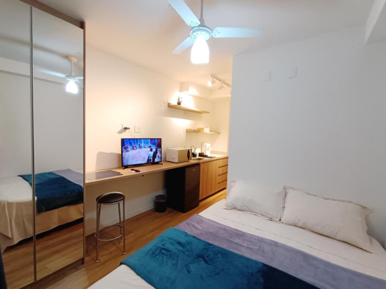 Apartment Metro Paraiso Ou Ana Rosa Com Piscina, Academia E Cowork Ate 3 Pessoas Com Maleiro E Sala De Espera